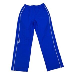 NIKE BAUER Hockey Blue Casual Activewear Splash Track Pants Mens Large